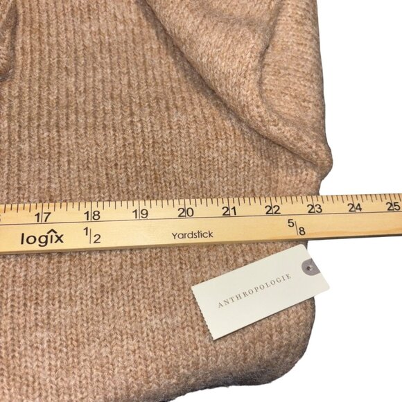 Pilcro Anthropologie The Lennon Wide-Sleeve Turtleneck Sweater Size XS Honey - Picture 5 of 8
